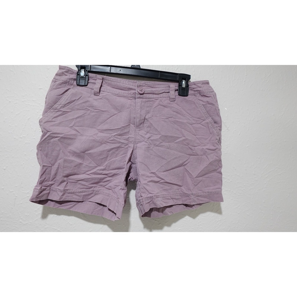 Columbia Shorts Women's Size 8 Purple Ridge Pockets Casual Hiking